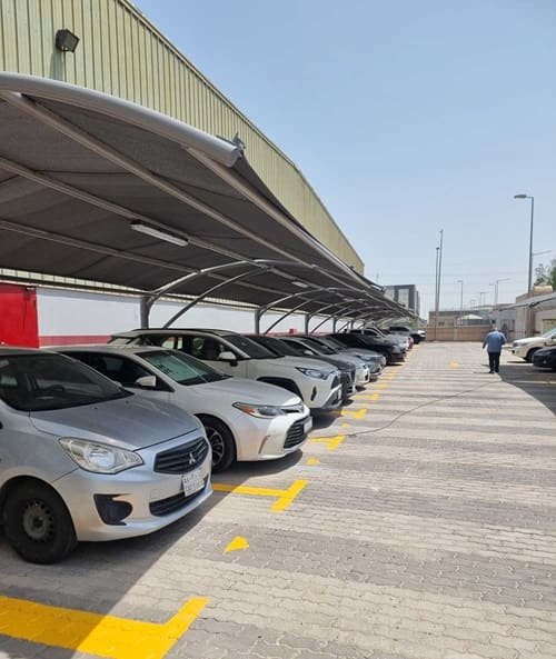 مظلات وسواتر سيارات | ساندوتش بانل بمكة بجودة عالية